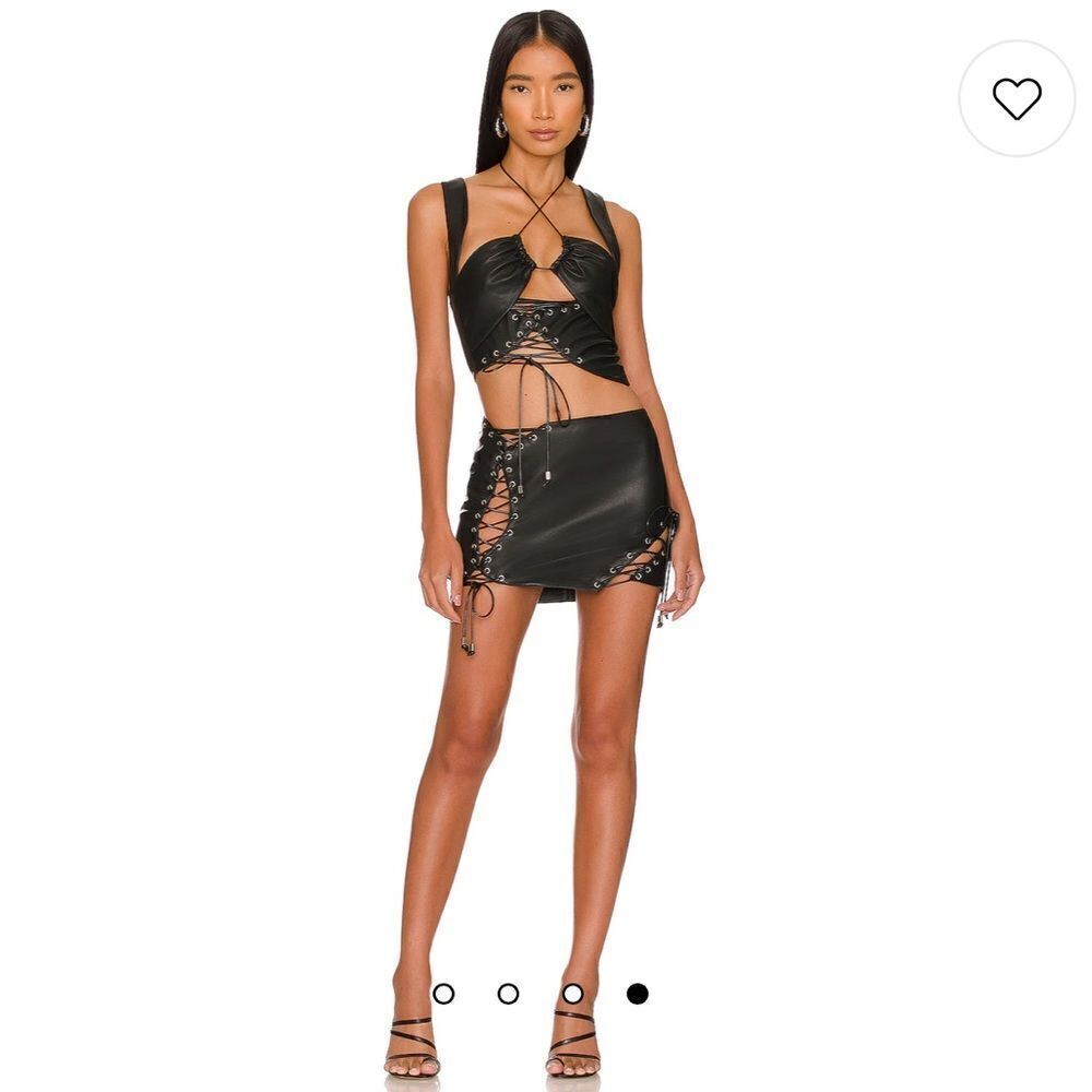 NWT H:ours Women's Adriana Black Crop-top XS - Picture 12 of 12